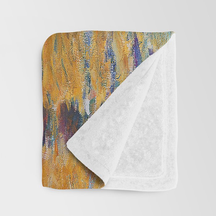 San Giorgio Maggiore at Dusk by Claude Monet Throw Blanket Gallery Image 3