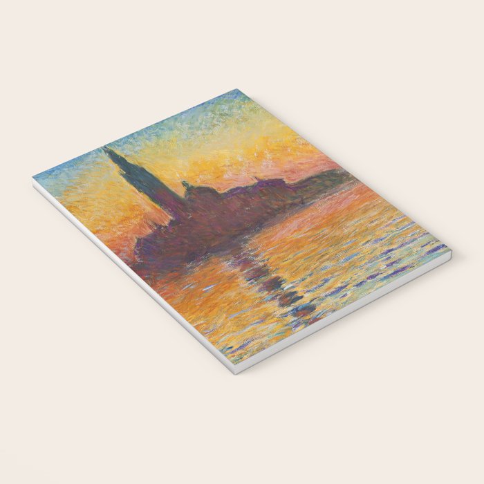 San Giorgio Maggiore at Dusk by Claude Monet Notebook Gallery Image 3