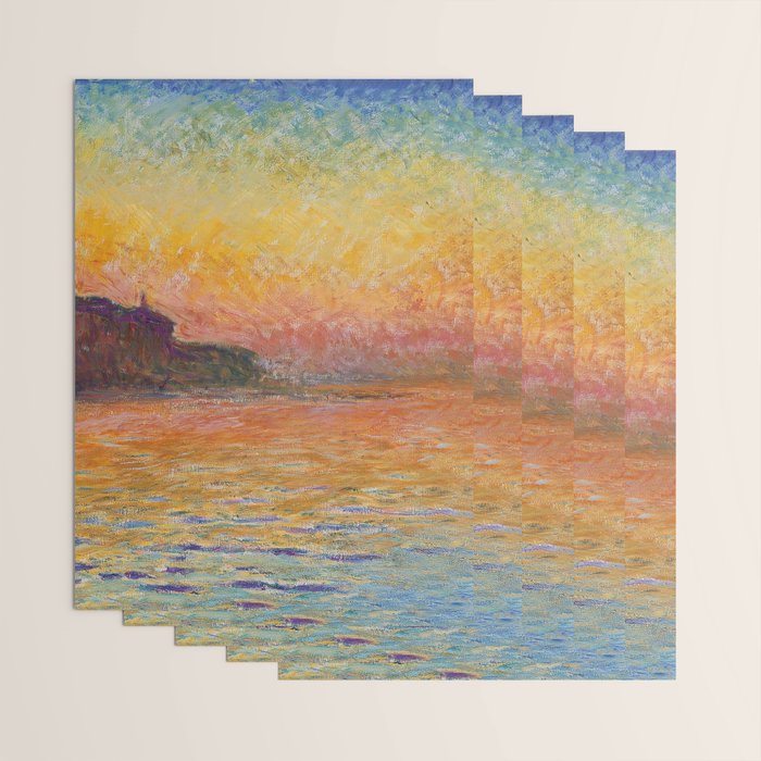 San Giorgio Maggiore at Dusk by Claude Monet Wrapping Paper Gallery Image 3