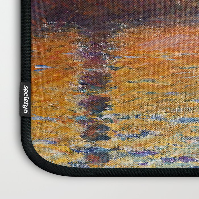 San Giorgio Maggiore at Dusk by Claude Monet Laptop Sleeve Gallery Image 3