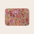 Garden Vegetables and Fresh Fruit in Mocha Mousse Bath Mat Gallery Image 1