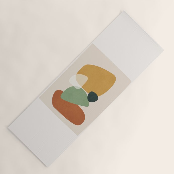 Colorful Abstract Shapes 5 Yoga Mat Gallery Image 1