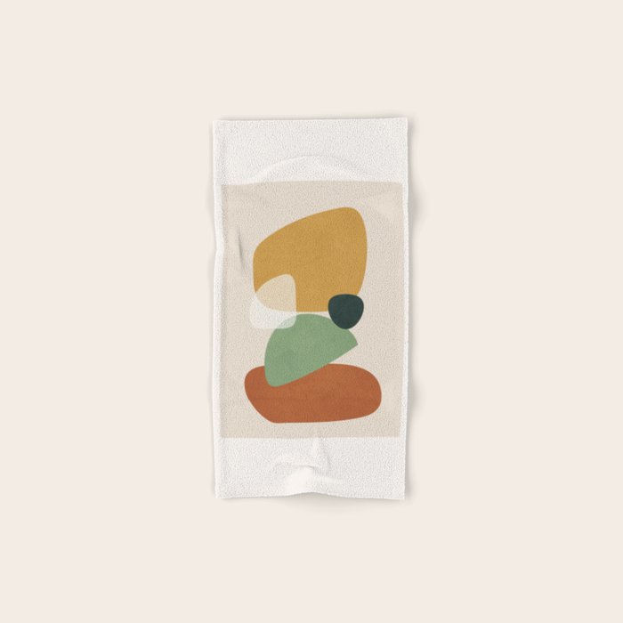 Colorful Abstract Shapes 5 Bath Towel Gallery Image 1
