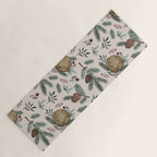Winter Branches, Berries & Pine Cones Yoga Mat Gallery Image 1
