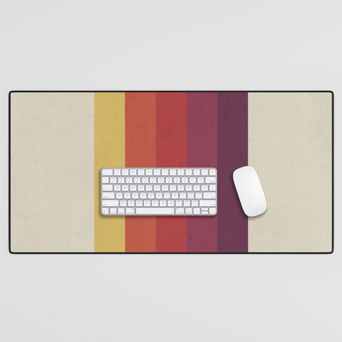 Retro Video Cassette Color Palette Desk Mat Gallery Image 1