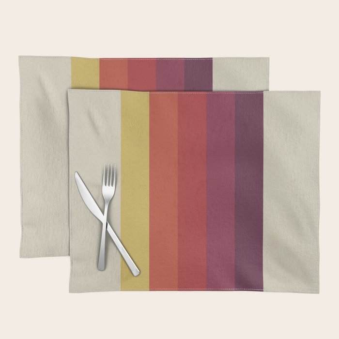 Retro Video Cassette Color Palette Placemat Gallery Image 1