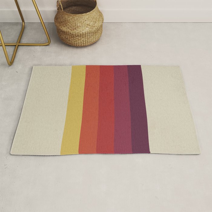 Retro Video Cassette Color Palette Rug Gallery Image 1