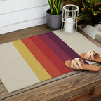 Retro Video Cassette Color Palette Outdoor Rug Gallery Image 2