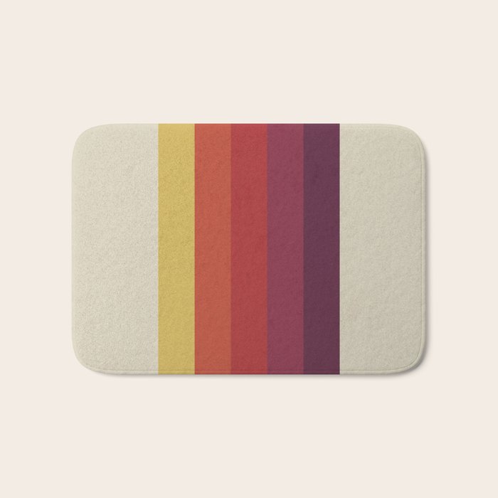 Retro Video Cassette Color Palette Bath Mat Gallery Image 1