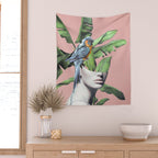 Tropical Girl  2 Wall Tapestry Gallery Image 2