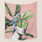 Tropical Girl  2 Wall Tapestry Gallery Image 4