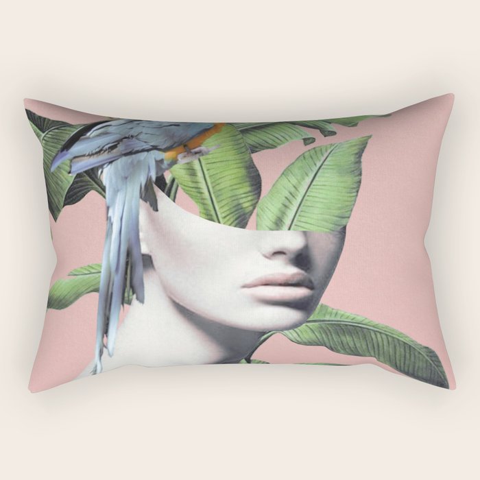 Tropical Girl  2 Rectangular Pillow Gallery Image 2