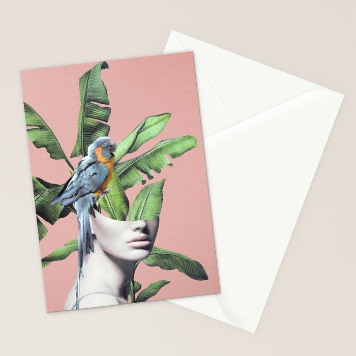 Tropical Girl  2 Stationery Card Gallery Image 2