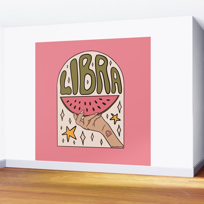 Libra Watermelon Wall Mural Gallery Image 2