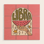 Libra Watermelon Wood Wall Art Gallery Image 1