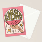 Libra Watermelon Stationery Card Gallery Image 2