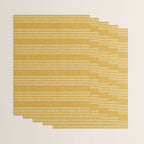 farmhouse stitch - gold Wrapping Paper Gallery Image 3