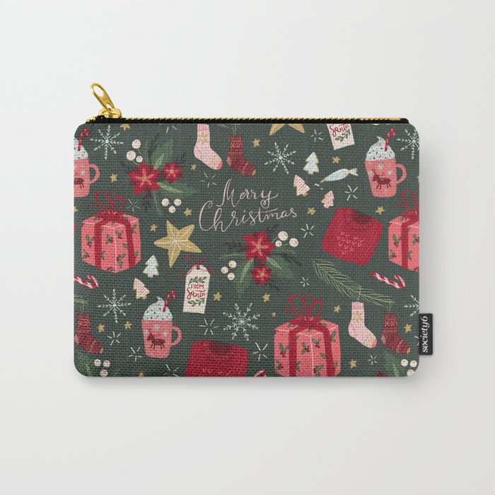 Merry Christmas Carry All Pouch Gallery Image 1