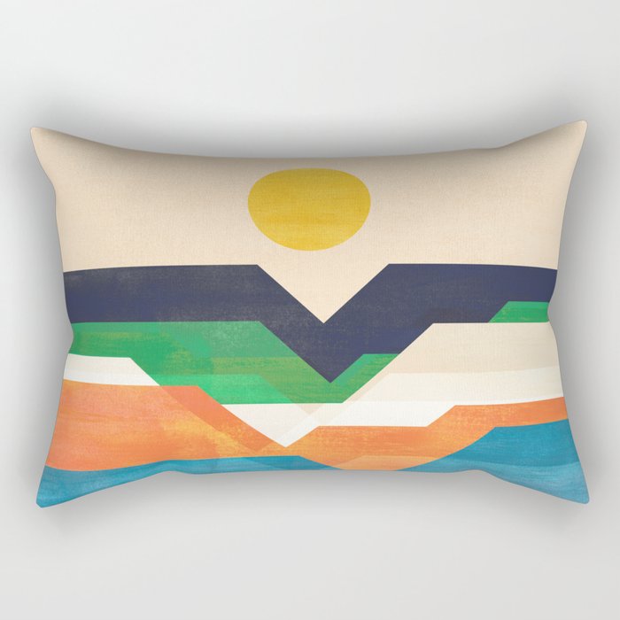Tale from the shore Rectangular Pillow Gallery Image 1