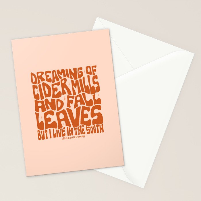 Dreaming of Cider Mills Stationery Card Gallery Image 2