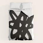 Radioactive Ink White Background Comforter Gallery Image 6