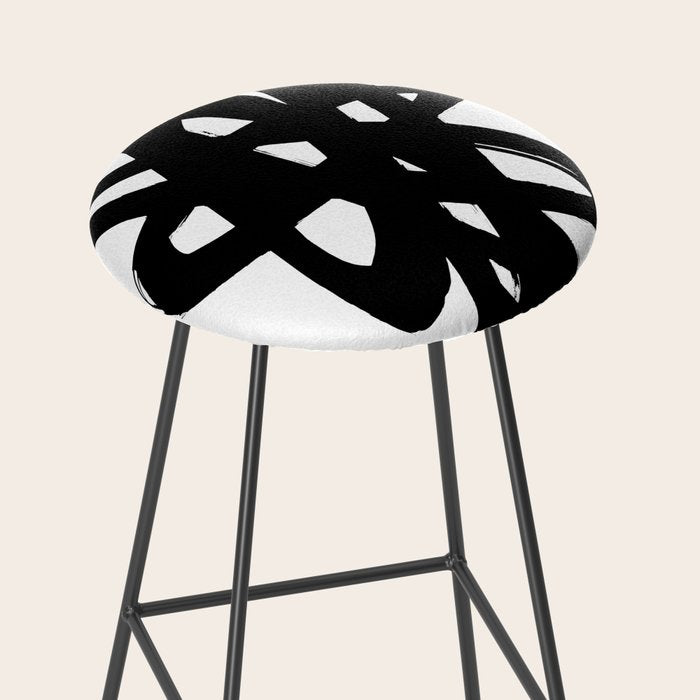 Radioactive Ink White Background Stool Gallery Image 2