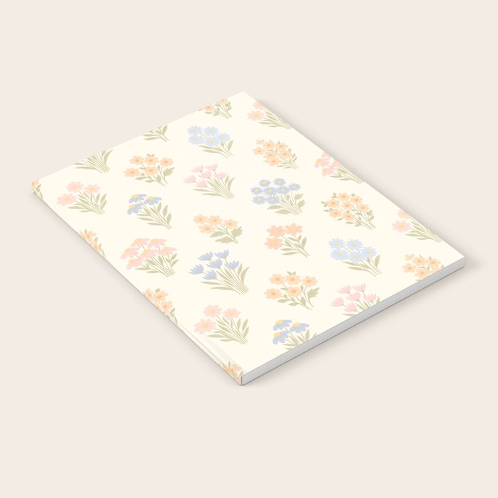 Pastel Wildflower Bouquets Notebook Gallery Image 1