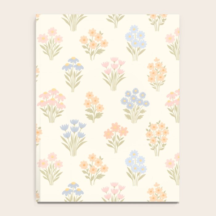 Pastel Wildflower Bouquets Notebook Gallery Image 4