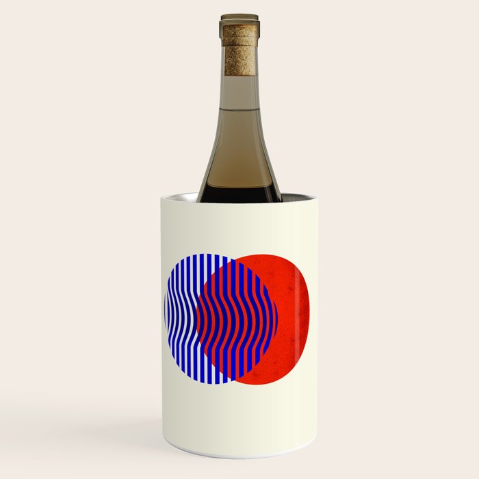 Graphic abstract circles Wine Chiller Gallery Image 1