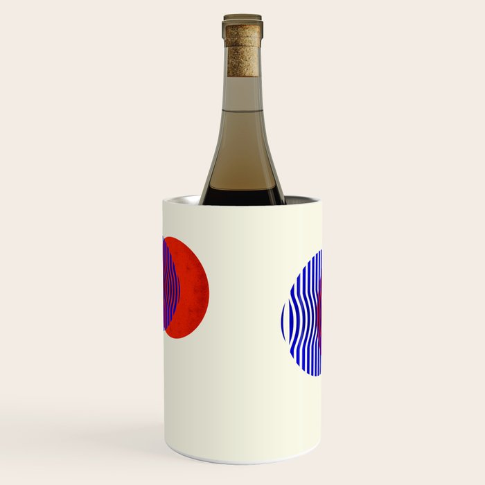 Graphic abstract circles Wine Chiller Gallery Image 2