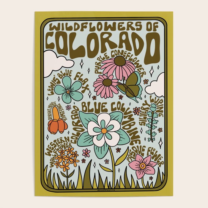 Colorado Widlflowers Poster Gallery Image 4