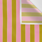 Eclectic Stripes Vertical Colorful Pink and Chartreuse Pattern Wall Tapestry Gallery Image 3