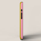 Eclectic Stripes Vertical Colorful Pink and Chartreuse Pattern iPhone Case Gallery Image 2