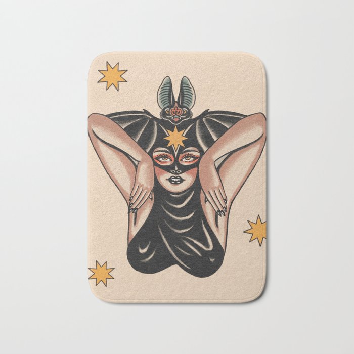 Batty Girl Bath Mat Gallery Image 1