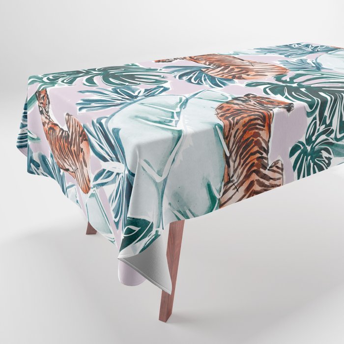 Tiger Jungle Tablecloth Gallery Image 1