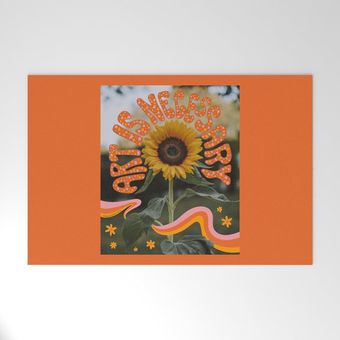 Art is Necessary Welcome Mat Gallery Image 1