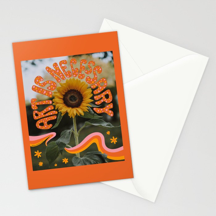 Art is Necessary Stationery Card Gallery Image 2