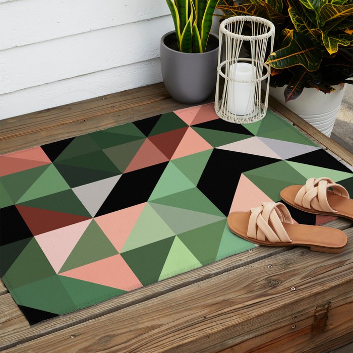 Abstract Geometric - desert Outdoor Rug Gallery Image 2