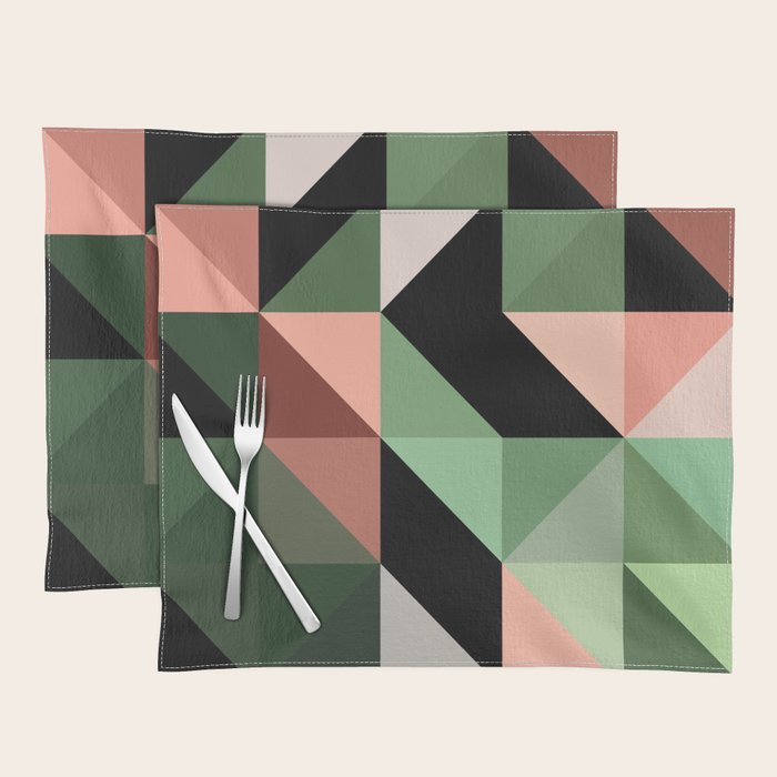 Abstract Geometric - desert Placemat Gallery Image 1