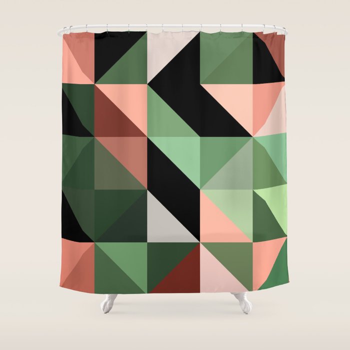 Abstract Geometric - desert Shower Curtain Gallery Image 1