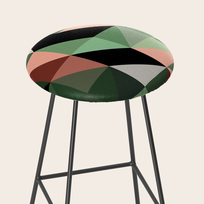 Abstract Geometric - desert Stool Gallery Image 2