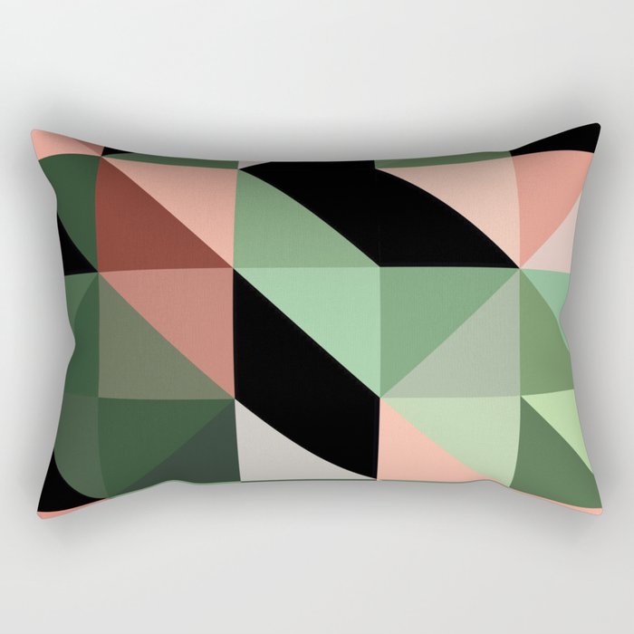 Abstract Geometric - desert Rectangular Pillow Gallery Image 2