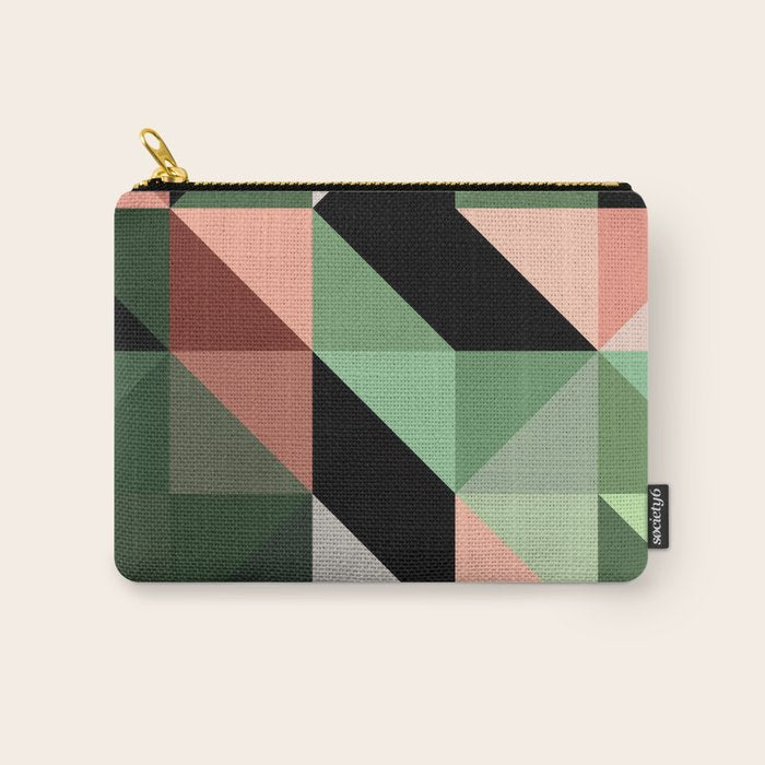 Abstract Geometric - desert Carry All Pouch Gallery Image 1