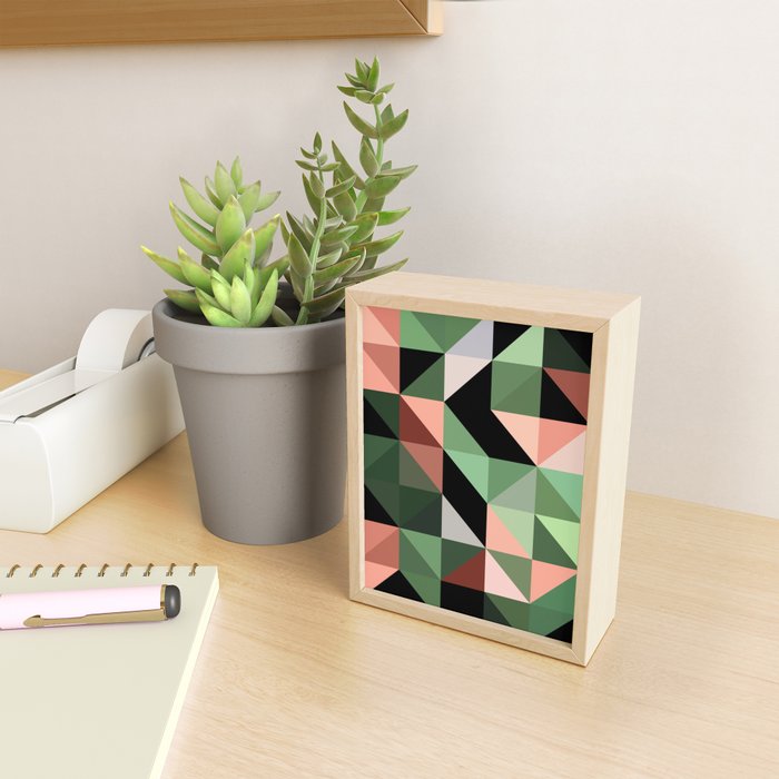 Abstract Geometric - desert Mini Art Print Gallery Image 2