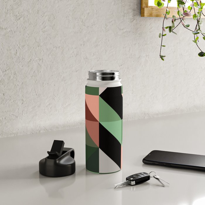 Abstract Geometric - desert Water Bottle Gallery Image 4