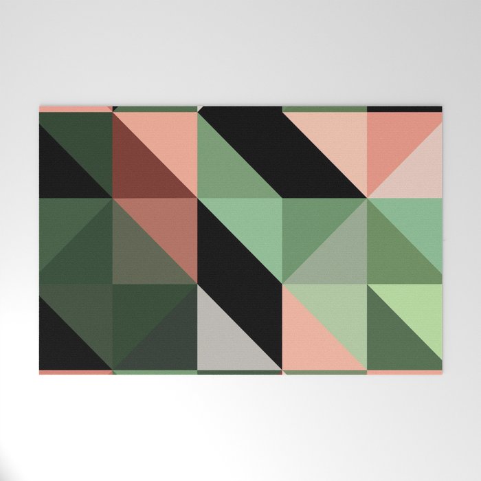 Abstract Geometric - desert Welcome Mat Gallery Image 1