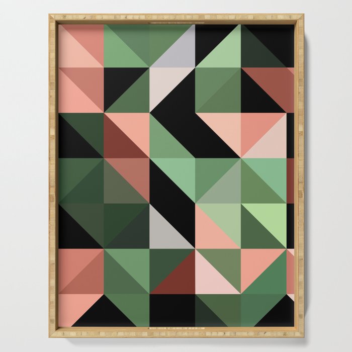 Abstract Geometric - desert Serving Tray Gallery Image 1