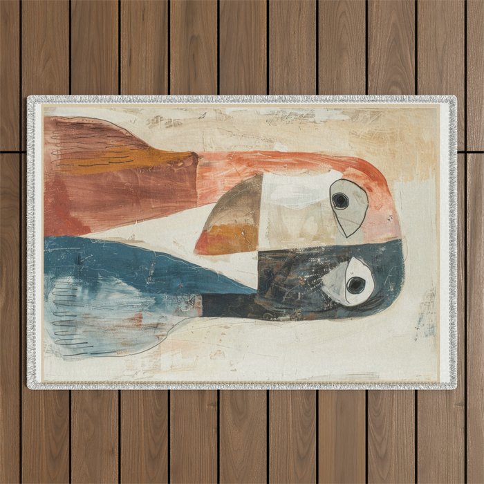 Bird Duality III Outdoor Rug Gallery Image 1