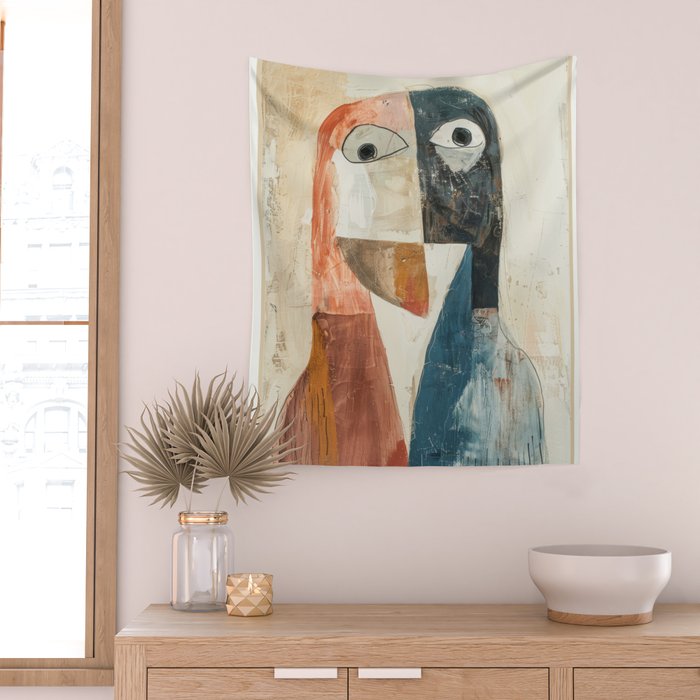 Bird Duality III Wall Tapestry Gallery Image 2