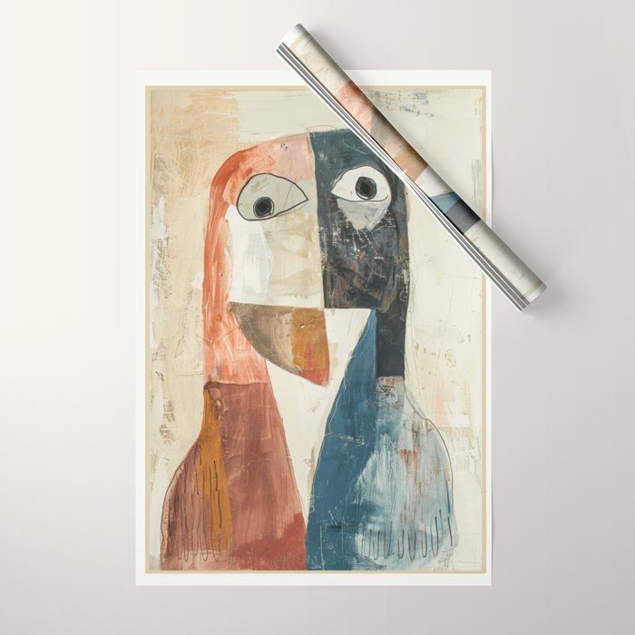 Bird Duality III Wrapping Paper Gallery Image 1